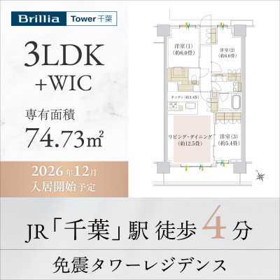 Brillia(ブリリア) Tower 千葉 広告画像