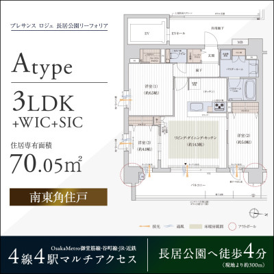 プレサンス ロジェ 長居公園リーフォリア